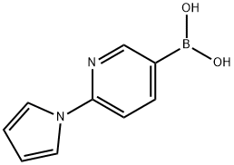 6-(PYRROL-1-YL)-3-PYRIDINYL BORONIC ACID 结构式