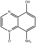 5-Quinoxalinol,  8-amino-,  1-oxide 结构式