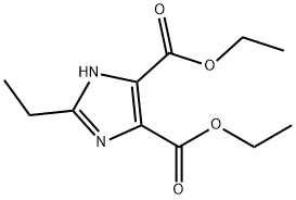 1H-IMidazole-4,5-dicarboxylic acid, 2-ethyl-, diethyl ester 结构式