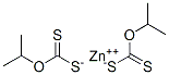 propan-2-yloxymethanedithioate: zinc(+2) cation 结构式