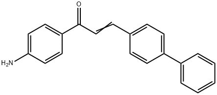 (E)-1-(4-氨基苯基)-3-(4-苯基苯基)丙-2-烯-1-酮 结构式