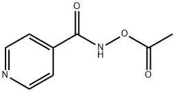 Hydroxylamine, O-acetyl-N-isonicotinoyl- 结构式