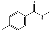 4-碘-N-甲基苯甲酰胺 结构式
