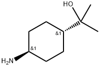 反式-2-(4-氨基环己基)-2-羟基丙烷 结构式