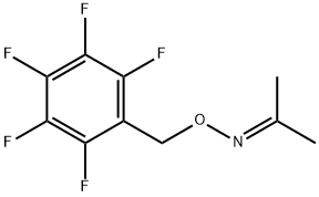 丙酮-O-2,3,4,5,6-氟苯甲肟 结构式