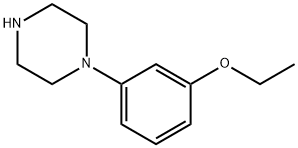 1-(3-乙氧基苯基)-哌嗪 结构式