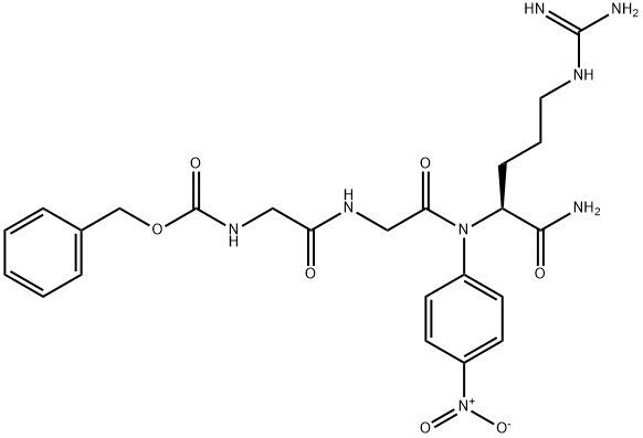 Benzyloxycarbonyl glycyl-glycyl-arginine-4-nitroanilide 结构式