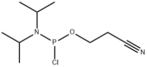 2-氰乙基 N,N-二异丙基氯代亚磷酰胺 结构式