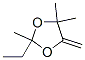 1,3-Dioxolane,  2-ethyl-2,4,4-trimethyl-5-methylene- 结构式