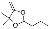1,3-Dioxolane,  4,4-dimethyl-5-methylene-2-propyl- 结构式