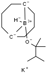 9-(2,3-二甲基-2-丁氧基)-9-BBN 钾 结构式