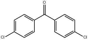 4,4-二氯二苯甲酮 结构式