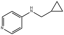 N-(环丙基甲基)吡啶-4-胺二盐酸盐 结构式