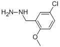 (5-chloro-2-methoxybenzyl)hydrazine 结构式