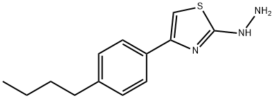 4-(4-BUTYLPHENYL)-2(3H)-THIAZOLONE HYDRAZONE 结构式