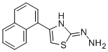 4-(1-NAPHTHALENYL)-2(3H)-THIAZOLONE HYDRAZONE 结构式