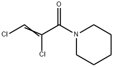 Piperidine, 1-(2,3-dichloroacryloyl)- (7CI) 结构式