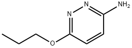 6-丙氧基哒嗪-3-胺 结构式
