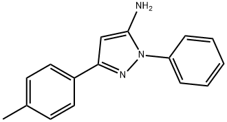 5-氨基-3-(4-甲基苯基)-1-苯基吡唑 结构式