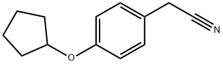 2-[4-(环戊氧基)苯基]乙腈 结构式
