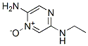 2,5-Pyrazinediamine,  N-ethyl-,  4-oxide  (9CI) 结构式