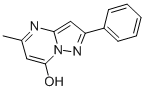 5-甲基-2-苯基-吡唑[1,5-A]嘧啶-7-醇 结构式