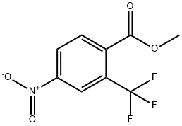 4-硝基-2-三氟甲基苯甲酸甲酯 结构式
