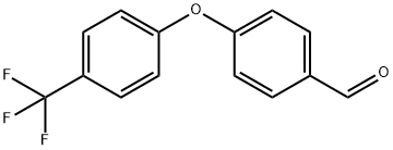 4-(4-三氟甲基苯氧基)苯甲醛 结构式