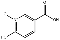 6-羟基-3-吡啶羧酸 1-氧化物 结构式