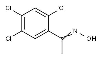Ethanone, 1-(2,4,5-trichlorophenyl)-, oxime 结构式