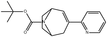 8-Boc-3-pyridin-2-yl-8-aza-bicyclo[3.2.1]oct-2-ene 结构式