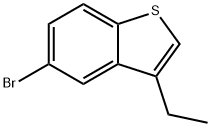 5-BROMO-3-ETHYL-1-BENZOTHIOPHENE 结构式