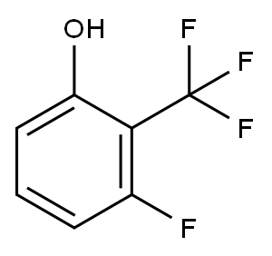 3-fluoro-2-trifluoromethylphenol 结构式