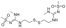 N',N'''-dimesyl-N,N''-dimethyl-5,6-dithia-2,9-diazadecanediamidine 结构式