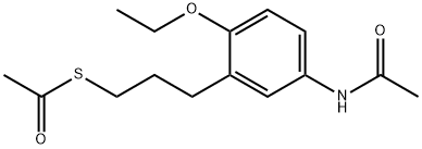 N-[3-(3-Acetylthiopropyl)-4-ethoxyphenyl]acetamide 结构式