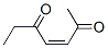 3-Heptene-2,5-dione, (3Z)- (9CI) 结构式