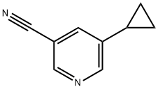 5-环丙基氰吡啶 结构式