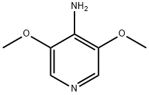 3,5-二甲氧基吡啶-4-胺 结构式