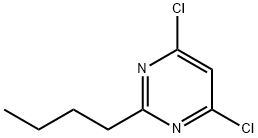 2-丁基-4,6-二氯嘧啶 结构式