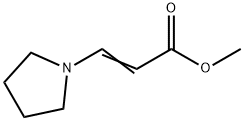 3-PYRROLIDIN-1-YLACRYLIC ACID METHYL ESTER 结构式