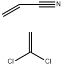 丙烯腈与1,1-二氯乙烯的聚合物 结构式