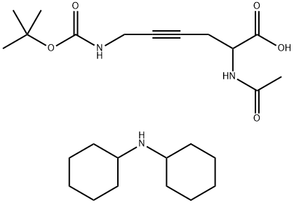 Dicyclohexylamine 2-acetamido-6-((tert-butoxycarbonyl)amino)hex-4-ynoate