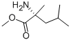 D-alpha-Methylleucine methyl ester 结构式