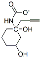 1,3-Cyclohexanediol,1-(2-propynyl)-,1-carbamate,trans-(9CI) 结构式