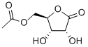 5-O-ACETYL-D-RIBO-1,4-LACTONE 结构式
