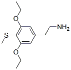 3,5-Diethoxy-4-(methylthio)benzeneethaneamine 结构式