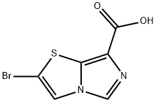 2-溴咪唑并[5,1-B]噻唑-7-羧酸 结构式