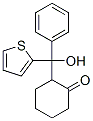 Cyclohexanone,  2-(hydroxyphenyl-2-thienylmethyl)- 结构式