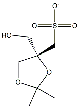 (S)-O-ISOPROPYLIDENE GLYCEROL MESYLATE 结构式