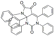 7,7a-Dihydro-1,3,4,7,7a-pentaphenyl-1H-pyrrolo[2,3-d]pyrimidine-2,5,6(5H)-trione 结构式